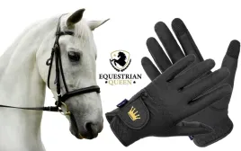 rekawiczki-jezdzieckie-equestrian-queen-bali-antyposlizgowe-czarne-xs