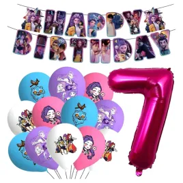 balony-na-urodziny-huntrix-kpop-demon-hunters-baner-happy-birthday-cyfra-7