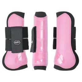 ochraniacze-dla-konia-qhp-tendonboots-na-nogi-przednie-rozowe-pony
