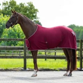 derka-polarowa-dla-konia-z-pasami-qhp-ornament-burgundowa-185-143