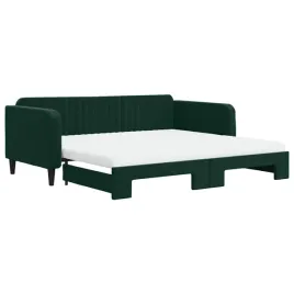 sofa-rozsuwana-z-materacami-ciemnozielona-100x200-cm-aksamit
