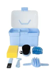 skrzynka-na-szczotki-z-wyposazeniem-horze-kidsgroomingbox-niebieska