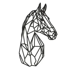 ozdoba-scienna-metalowa-decormetal-geometric-head-geometryczny-kon-30cm