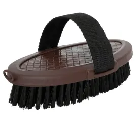 szczotka-dla-konia-start-braided-z-paskiem-do-usuwania-kurzu-brazowa