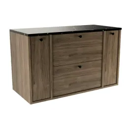 szafka-lazienkowa-100-cm-szuflady-drzwi-orzech-ciemny-czarny-marmur-belino