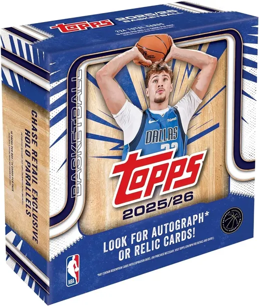 MEGA BOX Basketball Topps CHROME 2026 Karty Koszykarskie Możliwy Autograf