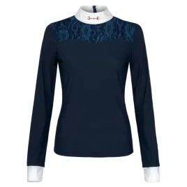 koszulka-jezdziecka-damska-konkursowa-equestrian-queen-25aw-granatowa-l