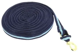 lonza-dla-konia-jumptec-miekka-8m-granatowa-blekitna