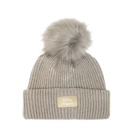 czapka-zimowa-kentucky-beanie-pompom-z-pomponem-bezowa