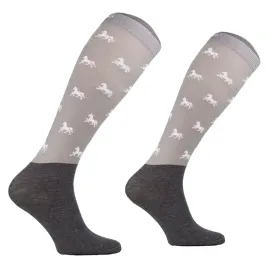 skarpetki-jezdzieckie-mondo-calza-horse-microfibre-szare-w-koniki-xs-31-34