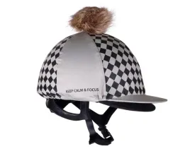 czapeczka-na-kask-toczek-jezdziecki-qhp-omaha-szara