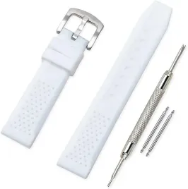 pasek-do-zegarka-bialy-silikonowy-uniwersalny-22mm