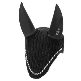 nauszniki-dla-konia-equestrian-queen-athens-24ss-bawelniane-czarne-full
