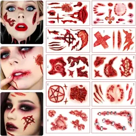 tatuaze-zmywalne-hallooween-zombie-ugryzienia-rany-krew-zestaw