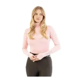 koszulka-jezdziecka-anky-mockneck-25aw-z-golfem-damska-rozowa-xxs