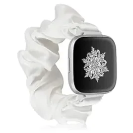 bransoleta-do-zegarka-scrunchie-biala-fitbit-versa-1-2-lite-tkanina