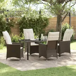 vidaxl-zestaw-do-jadalni-w-ogrodzie-5-pcs-brazowy-polirattan