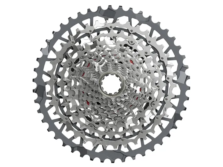 Kaseta SRAM XG-1351 XPLR 13-rzędowa 10-46T - do gravela, XDR, srebrna