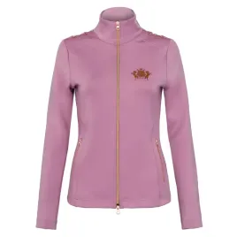 bluza-jezdziecka-damska-equestrian-queen-25aw-zasuwana-rozowa-l