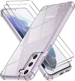 etui-do-samsung-galaxy-s21-fe-5g-bezbarwne-brokat-plecki-silikon-3x-szklo