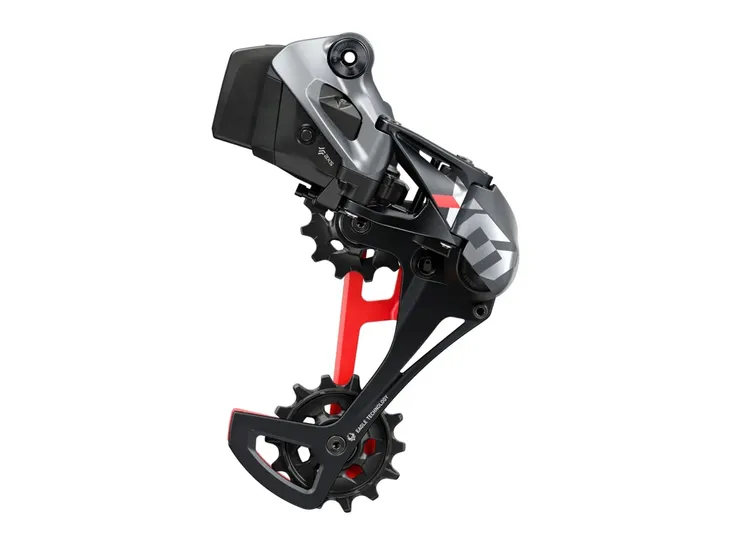 Przerzutka tylna SRAM X01 Eagle AXS 12-rzędowa - czarno-czerwona (Black/Red