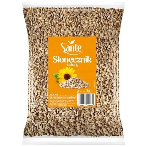 Sante Słonecznik Łuskany 1kg Ziarna Nasiona Naturalne Zdrowa Żywność