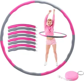 hula-hop-piankowe-sportowe-odchudzajace-z-wypustkami-szaro-rozowe-fitness