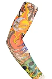 rekaw-z-tatuazem-slevee-tattoo-ponczocha-slonce-ksiezyc-czaszka-wielorazowy