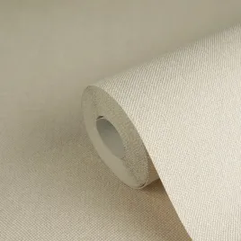 tapeta-winylowa-na-flizelinie-imitacja-plotna-materialu-zmywalna-bezowa