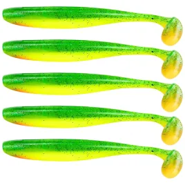 przynety-gumy-na-okonia-robinson-slipper-5cm-celedon-green-zestaw-przynet