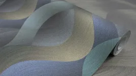 tapeta-winylowa-na-flizelinie-zmywalna-3d-wzor-geometryczny-fala-ekspozycja