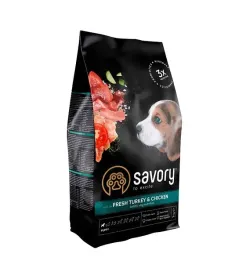 savory-karma-sucha-dla-puppy-junior-indyk-kurczak-2x1kg