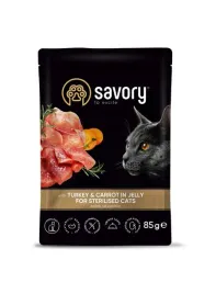 savory-mokra-karma-dla-kota-sterilised-indyk-kurczak-i-marchewka-3x85g
