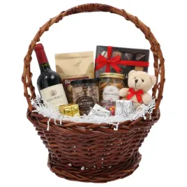 okragly-kosz-prezentowy-wiklinowy-wielkanocny-na-swieconke-owoce-25-cm