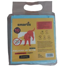 smartis-podklad-antybakteryjne-wegiel-dla-psa-junior-adult-45-60-10-szt
