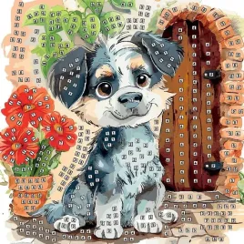 mozaika-piankowa-25x25cm-piesek-funandyoy