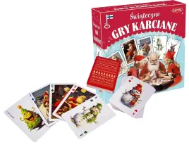 gra-karciana-swiateczna-tactic-karty-swiateczne-mikolaj-elfy-balwan