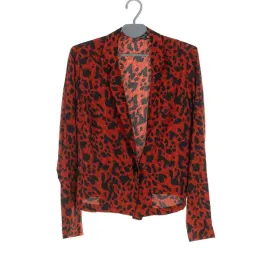 marynarka-damska-primark-czerwona-w-panterke-40