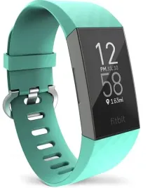 pasek-do-zegarka-fitbit-charge-3-4-silikon-zielony-mietowy-wodoodporny-s