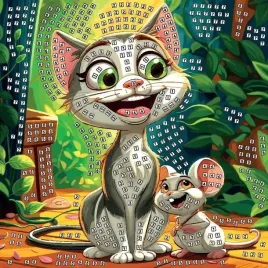 mozaika-piankowa-25x25cm-kot-i-mysz-funandyoy