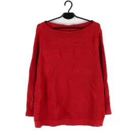 sweter-damski-white-stuff-czerwony-3-4-rekaw-len-bawelna-46