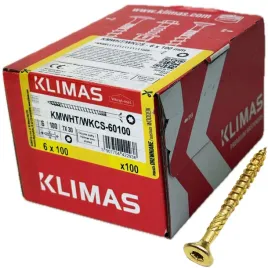 wkrety-do-drewna-uniwersalne-wkcs-60x100-stozek-tx30-zolte-100szt-wkretmet