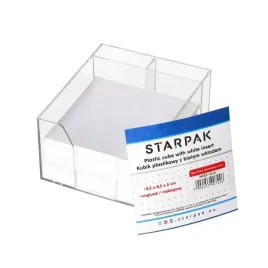 kostka-kubik-plastikowy-85x85x50-starpak-office-biale