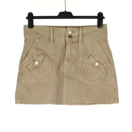 spodnica-damska-primark-bezowa-jeansowa-mini-z-kieszonkami-36