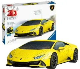 puzzle-3d-pojazdy-lamborghini-huracn-evo-giallo