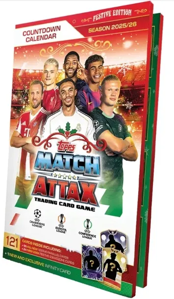 KALENDARZ ADWENTOWY MATCH ATTAX 2026 TOPPS KARTY PIŁKARSKIE