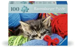 puzzle-xl-100-kot-z-wloczka-ravensburger