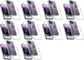 10x-zestaw-etui-do-iphone-14-pro-max-bezbarwne-silikon-3x-szklo-hartowane