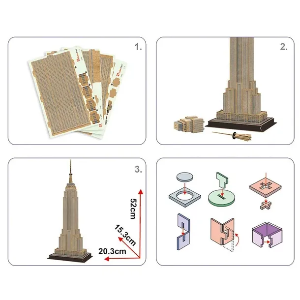 puzzle-3d-empire-state-building-54-kolekcja-inna