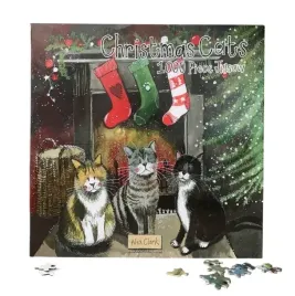 puzzle-1000-swiateczne-koty-przy-kominku-swieta